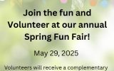 Please Help at the Spring Fun Fair